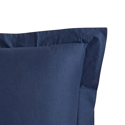 C&F Home 26" X 26" Solid Blue Euro Sized Pillow Sham 1 C&F Home 26" X 26" Solid Blue Euro Sized Pillow Sham