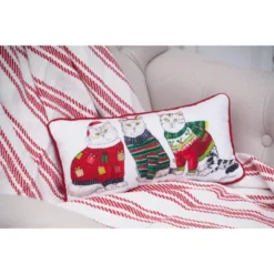 C&F Home Cat Trio Embroidered Throw Pillow -Home Decor Store GUEST 04ecb06c 05ac 4946 927b 3c1991ce9270