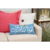 C&F Home 10" X 20" Spring Flower Hooked Pillow