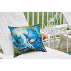 C&F Home 18" X 18" Manatee Barrier Reef Coastal Indoor/Outdoor Throw Pillow -Home Decor Store GUEST 0b1ff918 5699 4b44 bea1 c49a5d498352