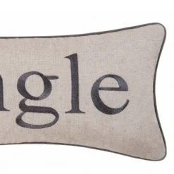 C&F Home 10" X 19" Jingle Embroidered Throw Pillow