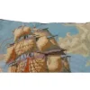 C&F Home 16" X 16" Uss Constitution Needlepoint Pillow