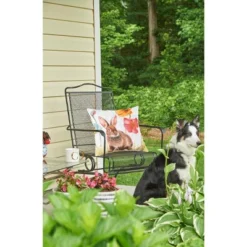 C&F Home 18" X 18" Sitting Bunny Easter Indoor/Outdoor Throw Pillow -Home Decor Store GUEST 15cf740b d5a4 472c 92ef 553b3c8c9c67