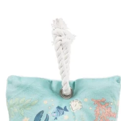 C&F Home Blue Crab Coral Doorstop