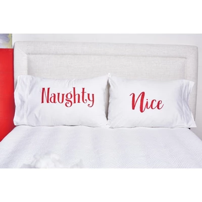 C&F Home 20" X 30" Naughty And Nice Christmas Holiday Pillowcase Set 2 C&F Home 20" X 30" Naughty And Nice Christmas Holiday Pillowcase Set - Image 2