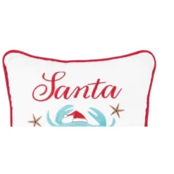 C&F Home Santa Claws Embroidered Throw Pillow