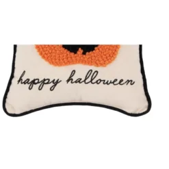C&F Home 8" X 8" Pumpkin Jack-O-Lantern French Knot Halloween Throw Pillow -Home Decor Store GUEST 293b6394 5c1b 468f 99f1 ac07876b8654