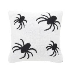 C&F Home 12" X 12" Spider Halloween Knitted Pillow