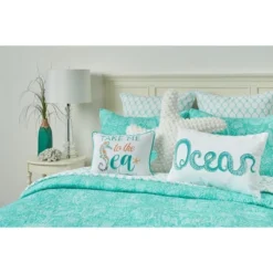 C&F Home Take Me To The Sea Embroidered Throw Pillow
