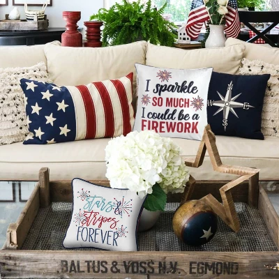 C&F Home 18" X 18" Spark So Much Light-Up LED July 4th Light-Up Throw Pillow 2 C&F Home 18" X 18" Spark So Much Light-Up LED July 4th Light-Up Throw Pillow - Image 2