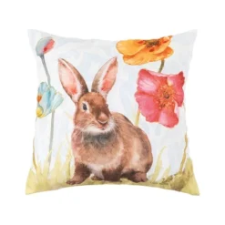 C&F Home 18" X 18" Sitting Bunny Easter Indoor/Outdoor Throw Pillow -Home Decor Store GUEST 3296663a a89e 4425 98f7 602077128774