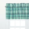 C&F Home Mckinley Plaid Blue Valance Collection