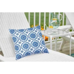 C&F Home 18" X 18" Delft Garden Circle Geometric Indoor/Outdoor Throw Pillow 9 C&F Home 18" X 18" Delft Garden Circle Geometric Indoor/Outdoor Throw Pillow -Home Decor Store GUEST 3585fe23 de7e 46d8 80f7 09708b02c3b6
