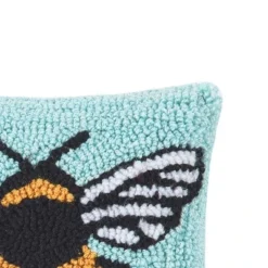 C&F Home 8" X 8" Bumble Bee Hooked Petite Throw Pillow -Home Decor Store GUEST 35aab702 253b 4334 a6ca 5952b667035d