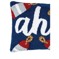 C&F Home Ahoy Hooked Throw Pillow