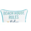C&F Home Beach House Rules Embroidered Throw Pillow