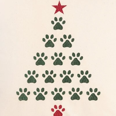 C&F Home 18" X 18" Christmas Tree Paws Embroidered Throw Pillow 1 C&F Home 18" X 18" Christmas Tree Paws Embroidered Throw Pillow