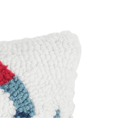 C&F Home 8" X 8" Blue Crab Petite Hooked Throw Pillow 1 C&F Home 8" X 8" Blue Crab Petite Hooked Throw Pillow