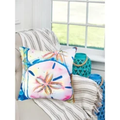 C&F Home 18" X 18" Sand Dollars Indoor/Outdoor Pillow