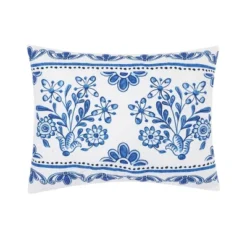 C&F Home 14" X 18" Delft Garden 2 Indoor/Outdoor Throw Pillow -Home Decor Store GUEST 55e84392 5949 4880 8ec6 f3487a4d7768
