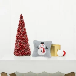 C&F Home 10" X 10" Snowman Knitted Christmas Holiday Throw Pillow -Home Decor Store GUEST 5b19efad a0d0 4321 a319 6f6f0122ba57