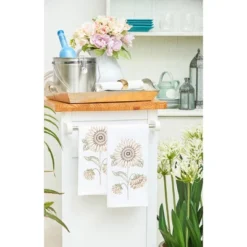 C&F Home Sunflower Flour Sack Cotton Kitchen Towel
