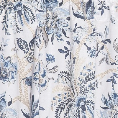 C&F Home Braganza Blue Bell Valance S/2 1 C&F Home Braganza Blue Bell Valance S/2