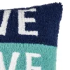 C&F Home 18" X 18" Live Love Lake Hooked Throw Pillow