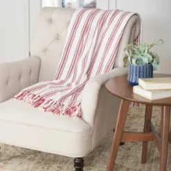 C&F Home 50" X 60" Ticking Stripe Throw Collection