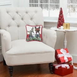 C&F Home 8" X 8" Christmas Donkey Petite Printed Throw Pillow -Home Decor Store GUEST 84bc316e 5f32 4744 8f13 68e9b7178203