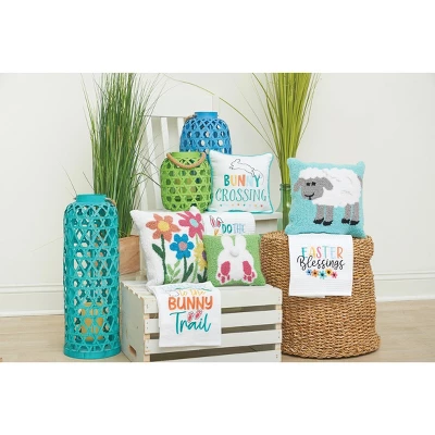 C&F Home 12" X 12" Sheep Hooked Pillow 1 C&F Home 12" X 12" Sheep Hooked Pillow