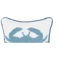 C&F Home Crab French Knot Throw Pillow