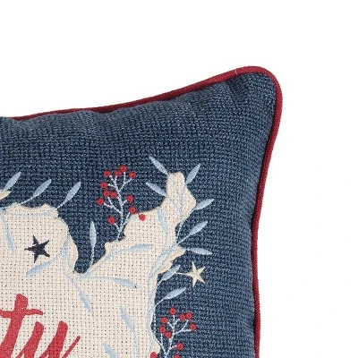 C&F Home 13" X 18" Liberty Lumbar July 4th Applique & Embroidered Throw Pillow 3 C&F Home 13" X 18" Liberty Lumbar July 4th Applique & Embroidered Throw Pillow - Image 3