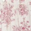 C&F Home Nelly Red Toile Cotton Valance Window Treatment Set Of 2