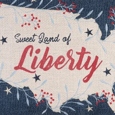 C&F Home 13" X 18" Liberty Lumbar July 4th Applique & Embroidered Throw Pillow 4 C&F Home 13" X 18" Liberty Lumbar July 4th Applique & Embroidered Throw Pillow - Image 4