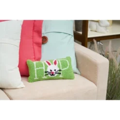 C&F Home 6" X 12" Bunny Hop Hooked Pillow -Home Decor Store GUEST 96625966 0f9d 401c b76c 9f1e8fcdb5fa