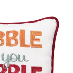 C&F Home 10" X 10" Gobble Till You Wobble Thanksgiving Embroidered Throw Pillow -Home Decor Store GUEST 982a4c2d 1ee9 435a 820f 29a49da97603