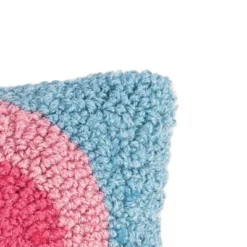 C&F Home 8" X 8" Flamingo Petite Hooked Throw Pillow