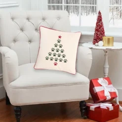 C&F Home 18" X 18" Christmas Tree Paws Embroidered Throw Pillow 10 C&F Home 18" X 18" Christmas Tree Paws Embroidered Throw Pillow -Home Decor Store GUEST ab2ada93 b87a 4ff0 88c1 4d1b70f07a43