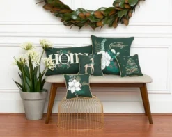 C&F Home Emerald Christmas Tree Pillow