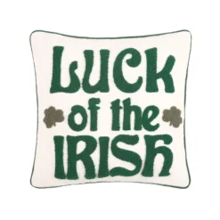 C&F Home 18" X 18" Luck Of The Irish Clover St. Patrick's Pillow -Home Decor Store GUEST bd0c811f 77ad 461e b003 1209393567e7