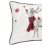 C&F Home Frosty Deer Rectangle 13" X 20" Embellished Throw Pillow