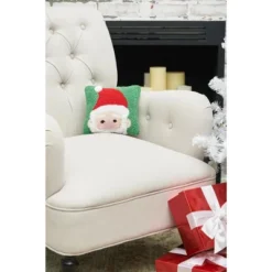 C&F Home Peek-A-Boo Santa Hooked Throw Pillow 6 C&F Home Peek-A-Boo Santa Hooked Throw Pillow -Home Decor Store GUEST c1847dac 7193 4d59 962d a6a03ebb47d2