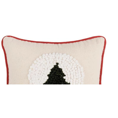C&F Home Snow Globe Tree French Knot Throw Pillow 1 C&F Home Snow Globe Tree French Knot Throw Pillow