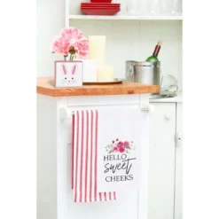 C&F Home 4.75" Easter Bunny Wooden Easter Shelf Sitter Centerpiece