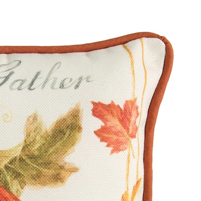 C&F Home 8" X 8" Gather Pumpkin Petite Printed Fall Throw Pillow 1 C&F Home 8" X 8" Gather Pumpkin Petite Printed Fall Throw Pillow