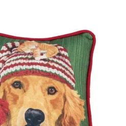 C&F Home 8" X 8" Winter Dog Petite Christmas Petite Printed Throw Pillow -Home Decor Store GUEST cebfab83 5767 4cd8 8f32 664c3a60ba5d