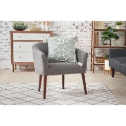 C&F Home 18" X 18" Lily Seaglass Geometric Throw Pillow