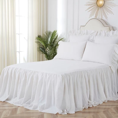 C&F Home Ruffled Standard Pillowcase White 2 C&F Home Ruffled Standard Pillowcase White - Image 2