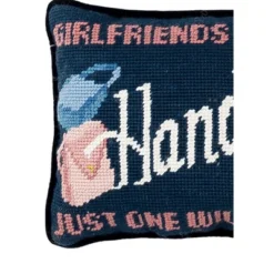 C&F Home 8" X 12" Girlfriends Are Like Needlepoint Pillow